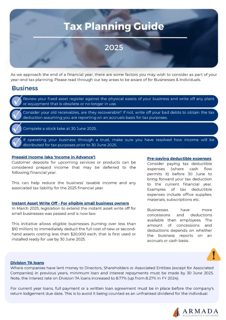 Tax Planning Guide 2025