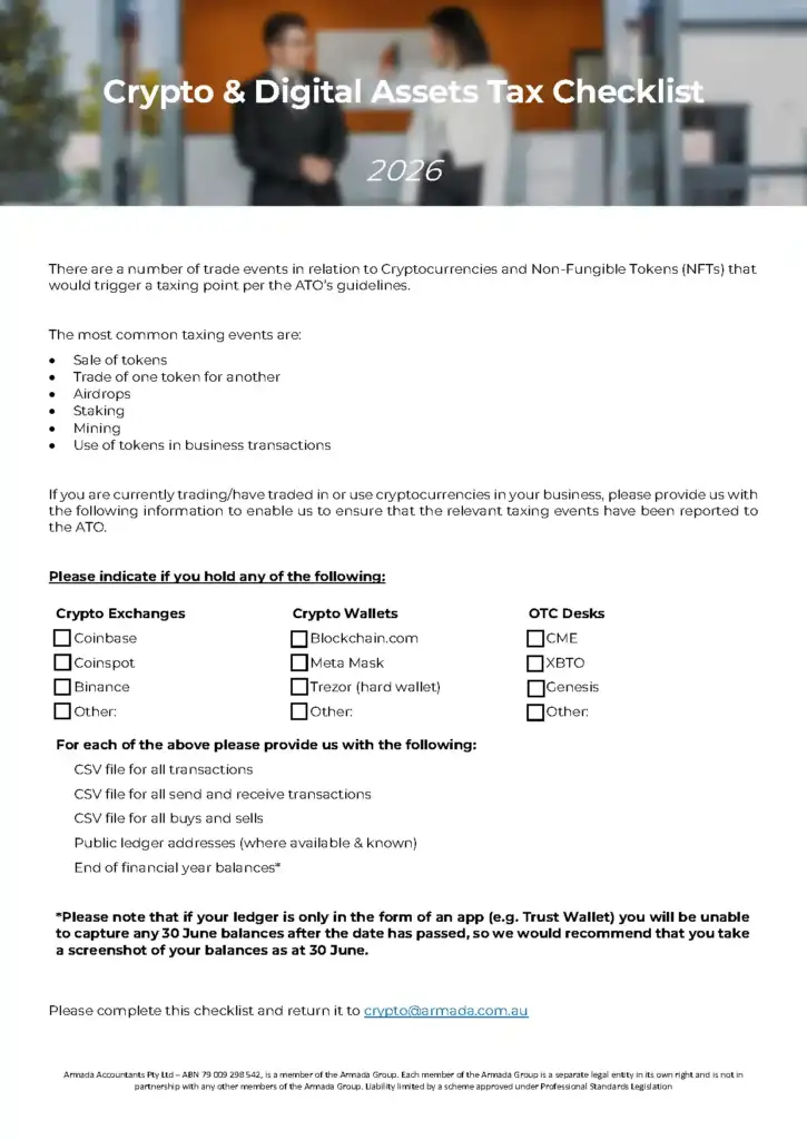 2026 Crypto Tax Checklist