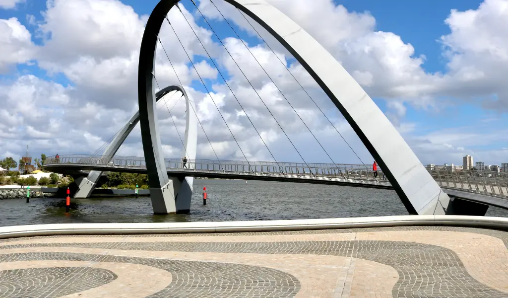 Perth waterfront Elizabeth Quay business district Western Australia